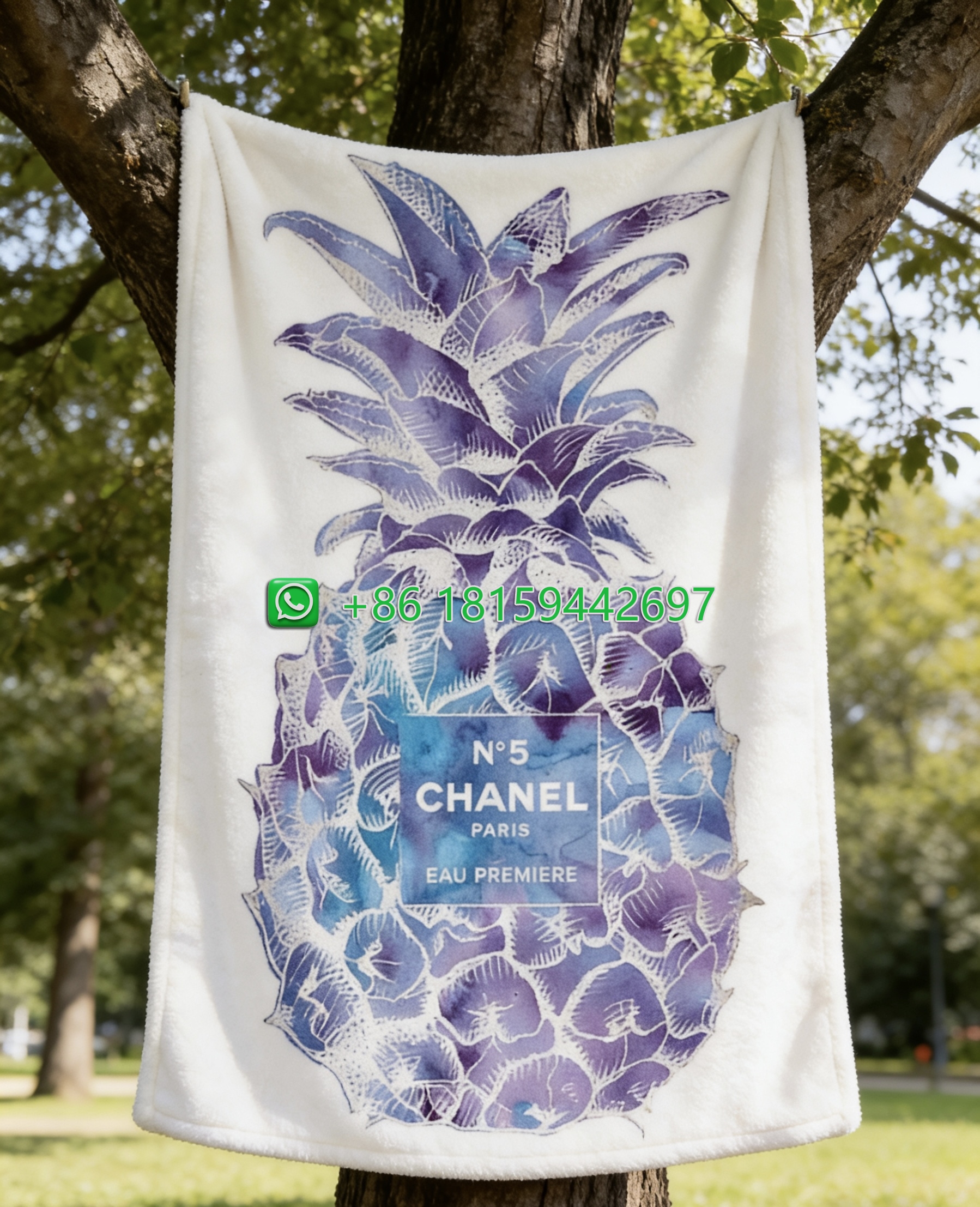 Chanel Throw Blankets